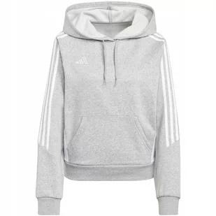 Bluza damska adidas Tiro 24 Hooded szara IR7509 XL - Bluzy damskie - miniaturka - grafika 1