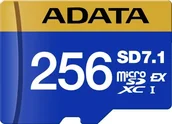 Karty pamięci - Karta ADATA Premier Extreme SD7.1 MicroSDXC 256 GB Class 10 UHS-I/U3 V30 UD256GEX3L1-C - miniaturka - grafika 1