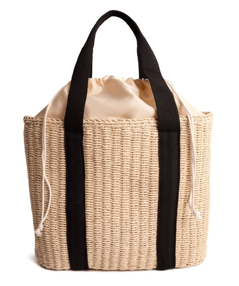 Torebka Koszyk Pleciona Damska Słomkowa Na Ramię Plażowa Miejska Na Lato