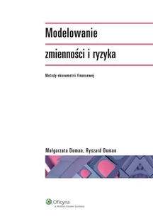 Modelowanie zmienności i ryzyka. Metody ekonometrii finansowej - E-booki - biznes i ekonomia - miniaturka - grafika 1