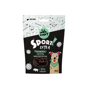 MR. BANDIT trenerki sport extra z dziczyzną 150g - Przysmaki dla psów - miniaturka - grafika 1