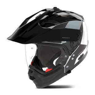 Kask Adventure Nolan N70-2 X Turbine Biały/Czarny/Szary MetalL - Kaski motocyklowe Kask Adventure Nolan N70-2 X Turbine Biały/Czarny/Szary MetalL - Kaski motocyklowe - miniaturka - grafika 1