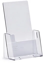 Stojak na ulotki DL / A6 plexi odlewany C110 - Akcesoria do reklamy - miniaturka - grafika 1