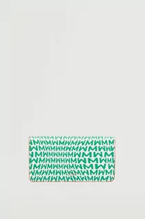 Portfele - Mango portfel damski kolor zielony - grafika 1