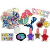 Zabawy w naśladowanie dorosłych - Zestaw do makijażu i zdobienia paznokci Syrena Leantoys - miniaturka - grafika 1