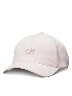 Calvin Klein Czapka z daszkiem Raised Embroidery K60K613118 Różowy - Czapki i chusty sportowe męskie - miniaturka - grafika 1