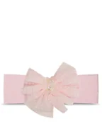 Czapki dla dzieci - Jamiks Opaska materiałowa Francine JLG063 Różowy - miniaturka - grafika 1