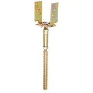 Kotwy - Wspornik słupa forma U stal żebrowana 71-161/5 - miniaturka - grafika 1