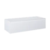 Szafki łazienkowe - ELITA  SPLIT SLIM 120 2S WHITE MATT Z BLATEM PDW KOMODA PODWIESZANA 168945 - miniaturka - grafika 1