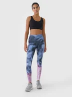 Legginsy - Damskie legginsy treningowe 4F 4FRSS25TFTIF408 - multikolor - miniaturka - grafika 1