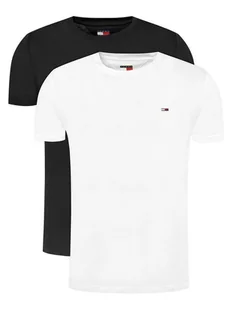 Tommy Jeans Komplet 2 t-shirtów DM0DM21344 Kolorowy Slim Fit - Koszulki męskie - miniaturka - grafika 1