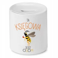 Skarbonki - Skarbonka Dla Księgowej na Urodziny na Prezent z Nadrukiem ze Zdjęciem + Opakowanie na prezent (wzór 02) - miniaturka - grafika 1