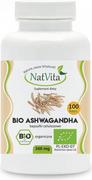 Suplementy naturalne - NatVita Ashwagandha Bio 360Mg 100 kaps. - miniaturka - grafika 1