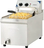 Frytownice gastronomiczne - Casselin CFEV10TB elektryczna frytkownica z zaworem spustowym, 10 l, wysoka wydajność, 9000 W - miniaturka - grafika 1