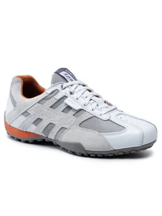 Geox Półbuty U Snake K U4207K 08514 C1405 Szary - Półbuty męskie - miniaturka - grafika 1