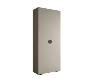 Szafa ubraniowa garderoba z półkami INOVA 4 1SZ kaszmir+czarny - Szafy - miniaturka - grafika 1