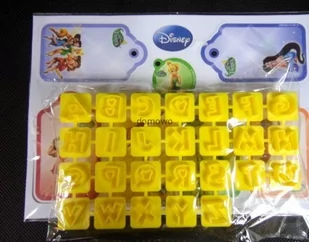 PLASTIKOWE LITERKI DO ZDOBIENIA CIASTEK stempelki - Formy do ciast - miniaturka - grafika 1