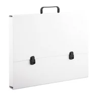 Teczki i skoroszyty - Teczka z rączką A3 5 cm Penmate biała - miniaturka - grafika 1
