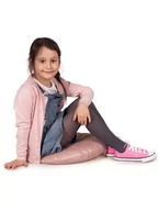 Rajstopy - Rajstopy dziecięce mikrofibra gładkie grafitowe 40 DEN 128-134 - miniaturka - grafika 1