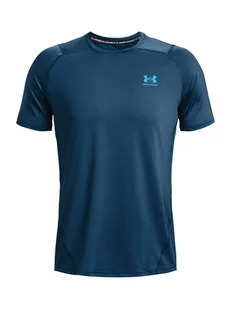 Under Armour Koszulka funkcyjna w kolorze morskim - Koszulki sportowe męskie - miniaturka - grafika 1