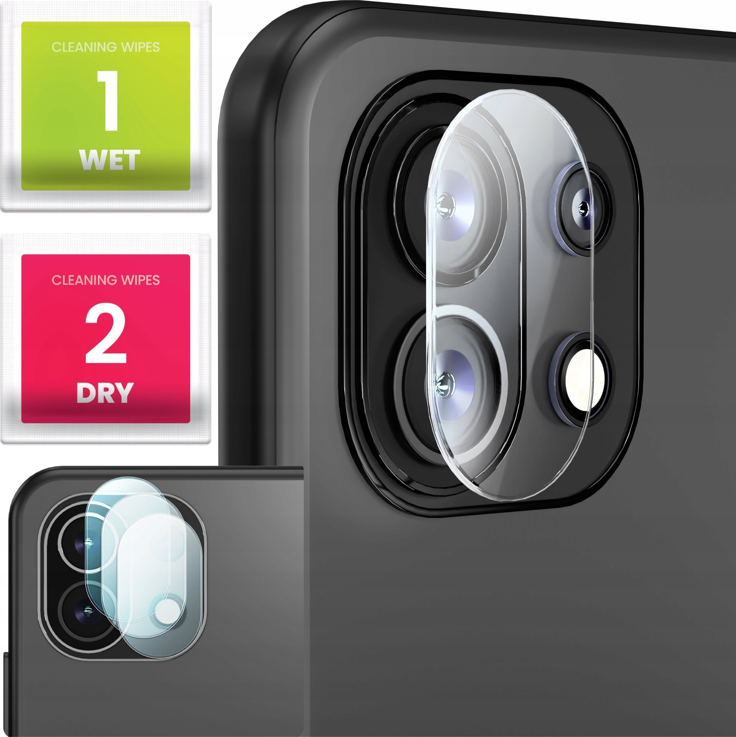 3-PAK Szkło Na Aparat Do Xiaomi Mi 11 Lite Hartowane, Ochronne, Szybka 9H