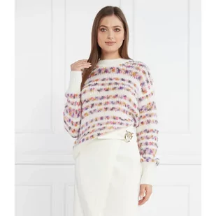 Pinko Sweter | Regular Fit | z dodatkiem wełny - Swetry damskie - miniaturka - grafika 1