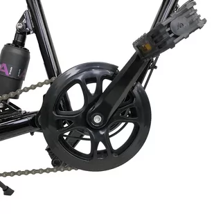 Składany rower elektryczny PVY S2, 16-calowe opony pneumatyczne, silnik 250W, bateria 36V 7,5Ah - Rowery elektryczne - miniaturka - grafika 4