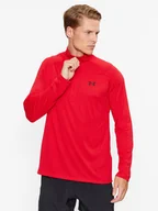 Koszulki męskie - Under Armour Longsleeve Ua Tech 2.0 1/2 Zip 1328495 Czerwony Loose Fit - miniaturka - grafika 1
