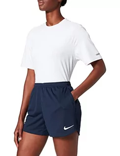 Spodenki damskie - NIKE Nike Damskie szorty Park 20 Knit Shorts, Obsydian/Obsydian/White, L CW6154-451 - grafika 1