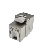 Pozostałe akcesoria sieciowe - Moduł keystone RJ45 beznarzędziowy STP kat.6A PoE+ ALANTEC Plus - badanie jakości INTERTEK (USA) - PODWYŻSZONE PARAMETRY TRANSMI - miniaturka - grafika 1