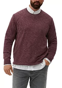 s.Oliver Big Size Bluza męska, brązowa, 3XL, brązowy, 3XL - Bluzy męskie - miniaturka - grafika 1