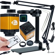 Mikroskopy i lupy - Rosfix Regulowany wysięgnik do mikroskopu cyfrowego ODM-180X 50mm + Aluminiowa platforma 35mm+ Kamera PEGASUS Pro KMPP-HDMI-TF 12mp Seria Plantes Pro - miniaturka - grafika 1