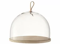 Tace i patery - LSA szklanka do serwowania Ivalo 32 x 22,5 cm drewno/szkło przezroczyste twm_640306 - miniaturka - grafika 1