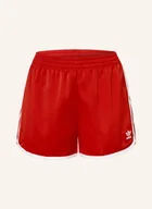 Spodenki damskie - Adidas Originals Szorty Adicolor 3 Stripe Sprinter rot - miniaturka - grafika 1
