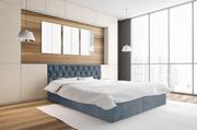 Łóżka - Łóżko kontynentalne 180x200 ISABELLE / kolor do wyboru - miniaturka - grafika 1