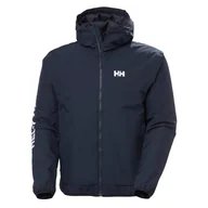 Kurtki męskie - Męska Kurtka HELLY HANSEN ERVIK INS RAIN JACKET 53983_597 – Granatowy - miniaturka - grafika 1