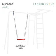Place zabaw - GARDEN LUXUS GARDENLUXUS HUŚTAWKA SWING GLA-26.00 - miniaturka - grafika 1