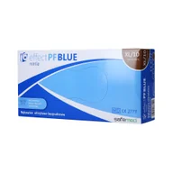 Rękawiczki jednorazowe - SAFEMED EFFECT PF Rękawice jednorazowe nitrylowe bezpudrowe Blue XL 100 szt. - miniaturka - grafika 1