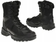 Buty trekkingowe męskie - Mil-Tec Patrol One-zip taktyczne buty trekkingowe męskie z zamkiem Czarne - miniaturka - grafika 1