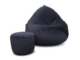 Pufa welur sako XXXXL worek + gratis czarna - Pufy i podnóżki - miniaturka - grafika 1