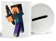 Skarbonki - SKARBONKA MINECRAFT Z IMIENIEM PREZENT - miniaturka - grafika 1