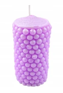 DEKORACYJNA ŚWIECZKA OZDOBNA 10CM PREZENT RÓŻNE KOLORY - Świece - miniaturka - grafika 1