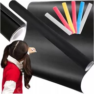 Tablice dla dzieci - Tablica Kredowa Samoprzylepna Xxl Tapeta Duża 45X200 Cm + Kreda - miniaturka - grafika 1