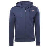 Bluzy sportowe męskie - Bluza dresowa męska REEBOK RI FT z kapturem - miniaturka - grafika 1