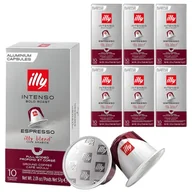 Kawa w kapsułkach i saszetkach - ZESTAW KAPSUŁKI NESPRESSO ILLY INTENSO 100% ARABICA 60 SZTUK DO EKSPRESU - miniaturka - grafika 1
