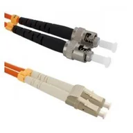 Patchcordy - Qoltec Optic Patchcord LC/UPC ST/UPC MM 50/125 OM2 1m 54071 - miniaturka - grafika 1