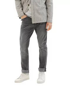 Spodnie męskie - Tom Tailor Dżinsy - Regular fit - w kolorze szarym - grafika 1