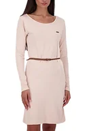 Sukienki - Alife and Kickin EllinAK damska sukienka z długim rękawem, sukienka na czas wolny, letnia sukienka XS-XXL, Blossom Melange, L, Blossom Melange, L - miniaturka - grafika 1