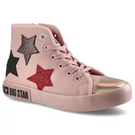 Buty dla dziewczynek - Big Star Sneakersy II374030 Różowy - miniaturka - grafika 1