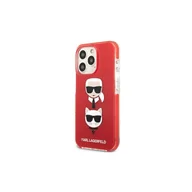 Etui i futerały do telefonów - Karl Lagerfeld Obudowa dla telefonów komórkowych Karl and Choupette Heads na Apple iPhone 13 Pro KLHCP13LTPE2TR - miniaturka - grafika 1